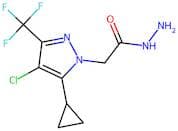 2-[4-Chloro-5-cyclopropyl-3-(trifluoromethyl)-1H-pyrazol-1-yl]acetohydrazide