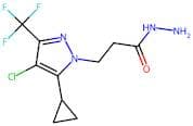 3-[4-Chloro-5-cyclopropyl-3-(trifluoromethyl)-1H-pyrazol-1-yl]propanehydrazide