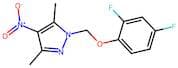 1-[(2,4-Difluorophenoxy)methyl]-3,5-dimethyl-4-nitro-1H-pyrazole