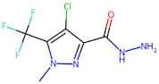 4-Chloro-1-methyl-5-(trifluoromethyl)-1H-pyrazole-3-carbohydrazide