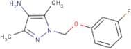 1-[(3-Fluorophenoxy)methyl]-3,5-dimethyl-1H-pyrazol-4-amine