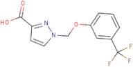 1-{[3-(Trifluoromethyl)phenoxy]methyl}-1H-pyrazole-3-carboxylic acid