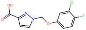 1-[(3-Chloro-4-fluorophenoxy)methyl]-1H-pyrazole-3-carboxylic acid