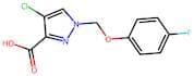 4-Chloro-1-[(4-fluorophenoxy)methyl]-1H-pyrazole-3-carboxylic acid