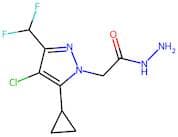 2-[4-Chloro-5-cyclopropyl-3-(difluoromethyl)-1H-pyrazol-1-yl]acetohydrazide