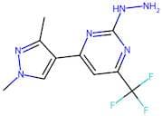4-(1,3-Dimethyl-1H-pyrazol-4-yl)-2-hydrazinyl-6-(trifluoromethyl)pyrimidine