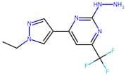 4-(1-Ethyl-1H-pyrazol-4-yl)-2-hydrazinyl-6-(trifluoromethyl)pyrimidine