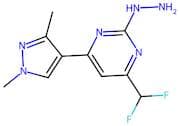 4-(Difluoromethyl)-6-(1,3-dimethyl-1H-pyrazol-4-yl)-2-hydrazinylpyrimidine