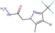 2-[4-Bromo-5-methyl-3-(trifluoromethyl)-1H-pyrazol-1-yl]acetohydrazide