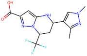 5-(1,3-Dimethyl-1H-pyrazol-4-yl)-7-(trifluoromethyl)-4,5,6,7-tetrahydropyrazolo[1,5-a]pyrimidine-2…