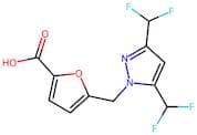 5-{[3,5-Bis(difluoromethyl)-1H-pyrazol-1-yl]methyl}furan-2-carboxylic acid