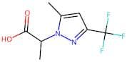 2-[5-Methyl-3-(trifluoromethyl)-1H-pyrazol-1-yl]propanoic acid