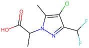 2-[4-Chloro-3-(difluoromethyl)-5-methyl-1H-pyrazol-1-yl]propanoic acid
