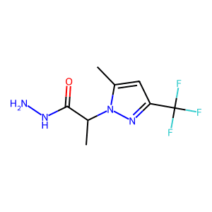 2-[5-Methyl-3-(trifluoromethyl)-1H-pyrazol-1-yl]propanehydrazide