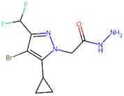 2-[4-Bromo-5-cyclopropyl-3-(difluoromethyl)-1H-pyrazol-1-yl]acetohydrazide