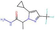 2-[5-Cyclopropyl-3-(trifluoromethyl)-1H-pyrazol-1-yl]propanehydrazide