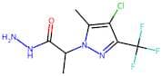 2-[4-Chloro-5-methyl-3-(trifluoromethyl)-1H-pyrazol-1-yl]propanehydrazide