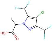 2-[4-Chloro-3,5-bis(difluoromethyl)-1H-pyrazol-1-yl]propanoic acid