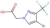 [4-Bromo-3-(trifluoromethyl)-1H-pyrazol-1-yl]acetic acid