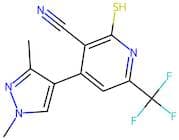 4-(1,3-Dimethyl-1H-pyrazol-4-yl)-2-sulfanyl-6-(trifluoromethyl)pyridine-3-carbonitrile