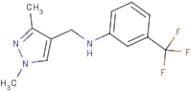 N-[(1,3-Dimethyl-1H-pyrazol-4-yl)methyl]-3-(trifluoromethyl)aniline