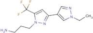3-[1'-Ethyl-5-(trifluoromethyl)-1H,1'H-3,4'-bipyrazol-1-yl]propan-1-amine