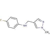4-Fluoro-N-[(1-methyl-1H-pyrazol-4-yl)methyl]aniline