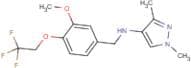 N-[3-Methoxy-4-(2,2,2-trifluoroethoxy)benzyl]-1,3-dimethyl-1H-pyrazol-4-amine