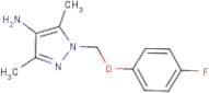 1-[(4-Fluorophenoxy)methyl]-3,5-dimethyl-1H-pyrazol-4-amine