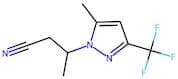 3-[5-Methyl-3-(trifluoromethyl)-1H-pyrazol-1-yl]butanenitrile