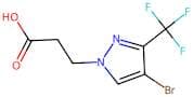 3-[4-Bromo-3-(trifluoromethyl)-1H-pyrazol-1-yl]propanoic acid