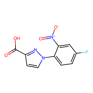 1-(4-Fluoro-2-nitrophenyl)-1H-pyrazole-3-carboxylic acid