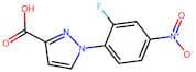 1-(2-Fluoro-4-nitrophenyl)-1H-pyrazole-3-carboxylic acid