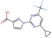 1-[4-Cyclopropyl-6-(trifluoromethyl)pyrimidin-2-yl]-1H-pyrazole-3-carboxylic acid