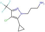 3-[4-Chloro-5-cyclopropyl-3-(trifluoromethyl)-1H-pyrazol-1-yl]propan-1-amine