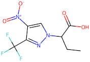 2-[4-Nitro-3-(trifluoromethyl)-1H-pyrazol-1-yl]butanoic acid