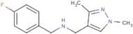 1-(1,3-Dimethyl-1H-pyrazol-4-yl)-N-(4-fluorobenzyl)methanamine