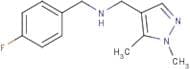 1-(1,5-Dimethyl-1H-pyrazol-4-yl)-N-(4-fluorobenzyl)methanamine