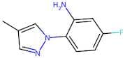 5-Fluoro-2-(4-methyl-1H-pyrazol-1-yl)aniline
