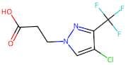 3-[4-Chloro-3-(trifluoromethyl)-1H-pyrazol-1-yl]propanoic acid