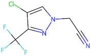 [4-Chloro-3-(trifluoromethyl)-1H-pyrazol-1-yl]acetonitrile