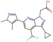 [3-Cyclopropyl-4-(difluoromethyl)-6-(1,5-dimethyl-1H-pyrazol-4-yl)-1H-pyrazolo[3,4-b]pyridin-1-yl]…