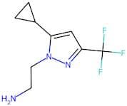 2-[5-Cyclopropyl-3-(trifluoromethyl)-1H-pyrazol-1-yl]ethanamine