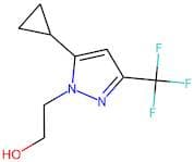 2-[5-Cyclopropyl-3-(trifluoromethyl)-1H-pyrazol-1-yl]ethanol