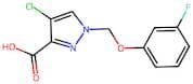 4-Chloro-1-[(3-fluorophenoxy)methyl]-1H-pyrazole-3-carboxylic acid