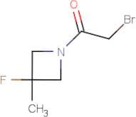 2-Bromo-1-(3-fluoro-3-methyl-azetidin-1-yl)ethanone