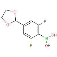 4-(1,3-Dioxolan-2-yl)-2,6-difluorophenylboronic acid