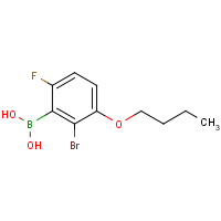 2-Bromo-3-butoxy-6-fluorophenylboronic acid