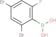 2,4-Dibromo-6-fluorophenylboronic acid