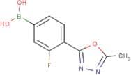 3-Fluoro-4-(5-methyl-1,3,4-oxadiazol-2-yl)phenylboronic acid